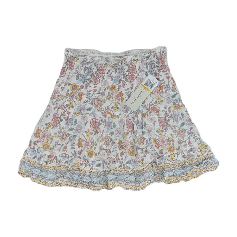 Multi Floral Mini Skirt