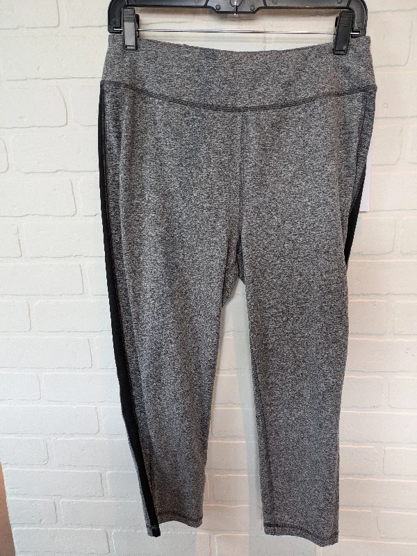 Grey Athletic Leggings Capris Talbots, Size 8petite