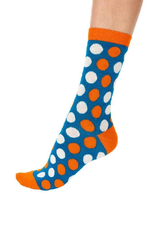 Stripes & Dots - Teal & Orange