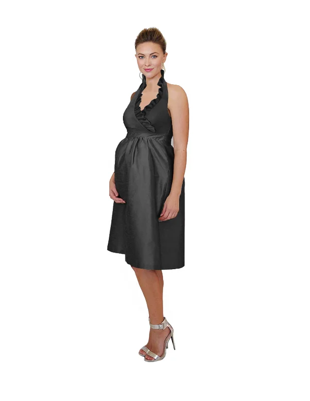 Madelyn Bodice With Maternity Midi Skirt in Drapey Bengaline