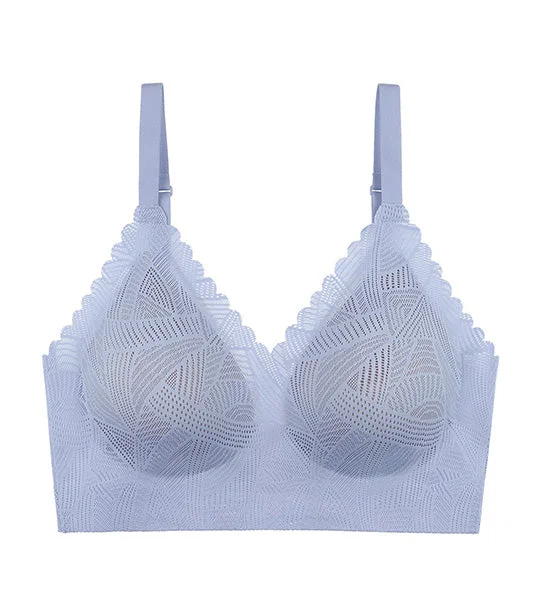 Sloggi Zero In Lace 2.0 Bra Lavender Blue