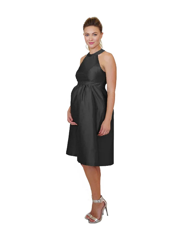 Abby Bodice With Maternity Midi Skirt in Drapey Bengaline