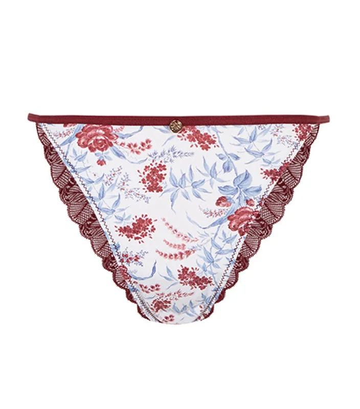 Classic Strappy Panty Maroon