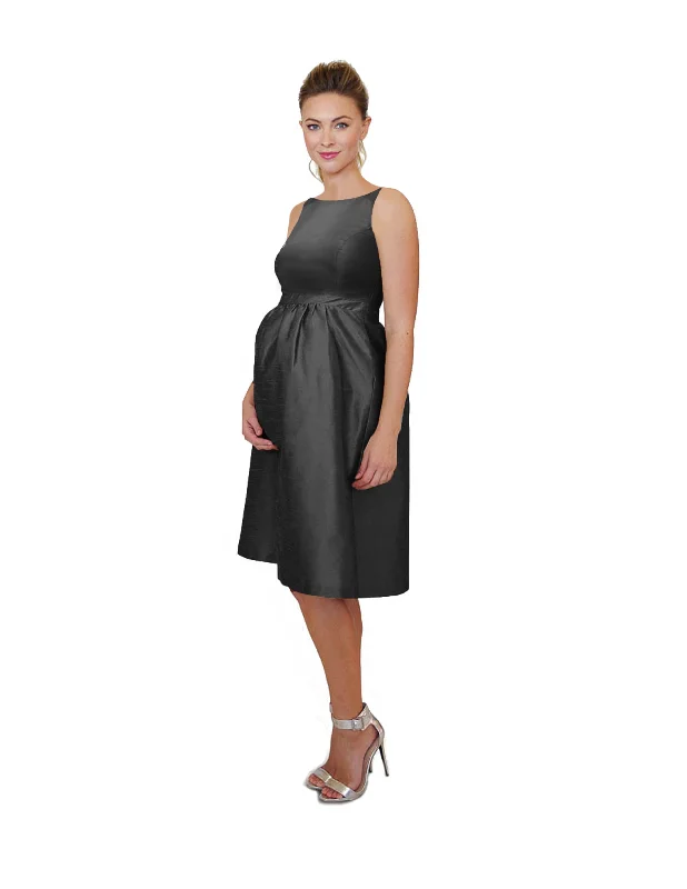 Kyle Bodice With Maternity Midi Skirt in Shantung