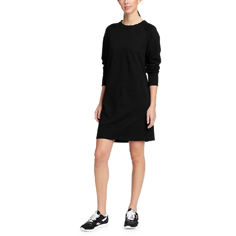 Women's Camp Fleece Long-Sleeve Crew Dress