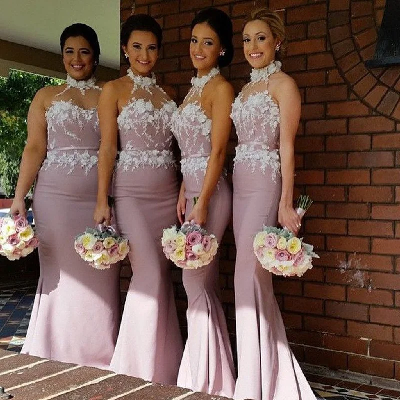 Unique Design Sexy Mermaid Elegant Long Inexpensive Wedding Party Bridesmaid Dresses, WG87