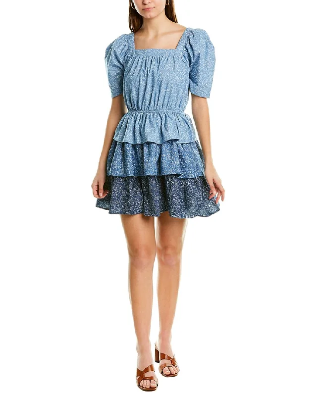 FATE Tiered Ruffle Mini Dress