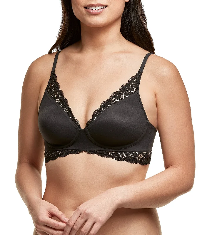 Convertible Wireless Bralette Black