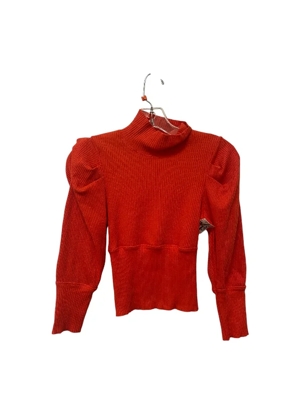 Top Long Sleeve Basic By Free People In Red, Size: S