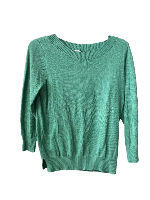 Top Long Sleeve Basic By Loft In Green, Size: S