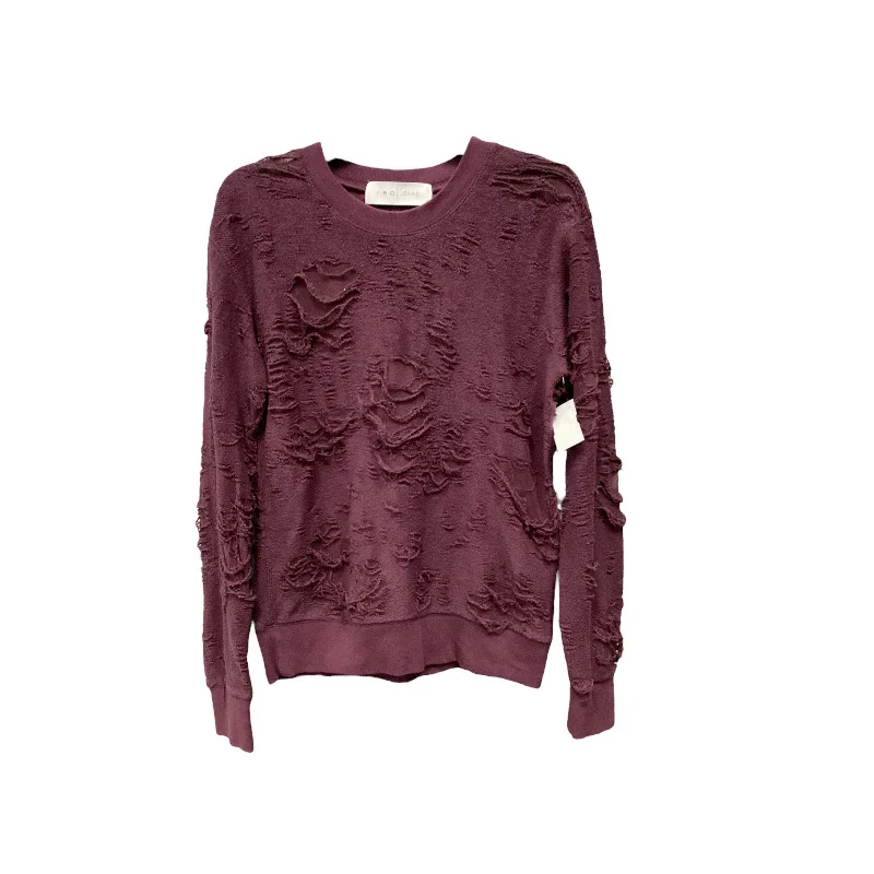 Top Long Sleeve By iro jeans In Purple, Size: S