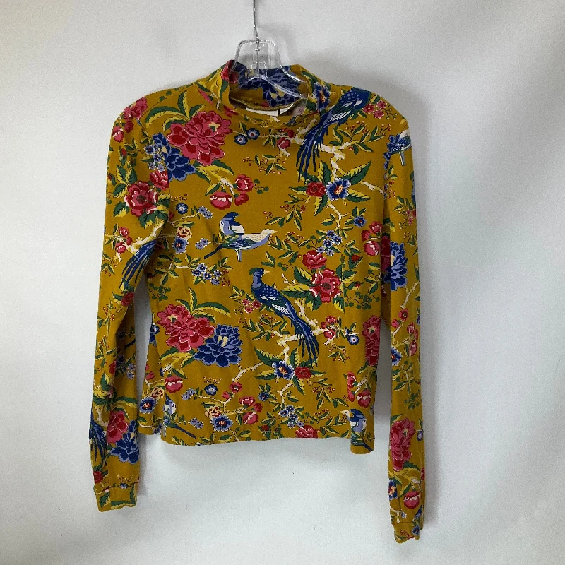 Top Long Sleeve By Maeve In Floral Print, Size: Xs